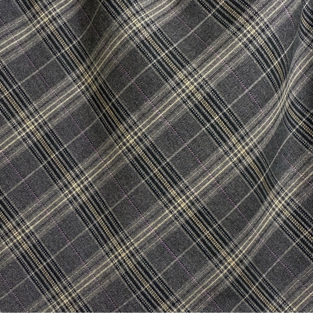 Black Halo One Shoulder Plaid Mini Jackie Dress Size 2 Multi Color PTP: 15” - Picture 9 of 16